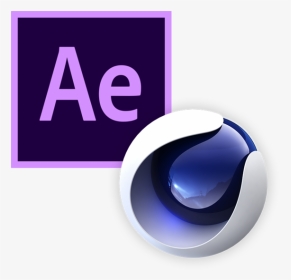 Cinema 4d Lite With After Effects - Logo Adobe After Effects, HD Png Download, Transparent PNG