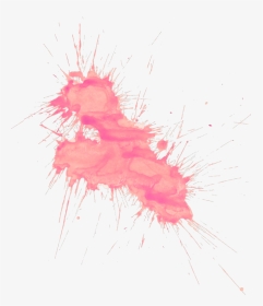 #freetoedit #pink #paint Splash - Transparent Watercolor Splatters Png, Png Download, Transparent PNG