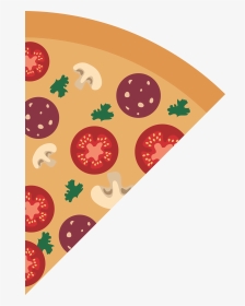 Clipart Pizza Slice - Fatia De Pizza Desenho Png, Transparent Png, Transparent PNG