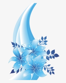 Light Blue Flower Png, Transparent Png, Transparent PNG