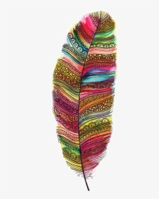 #boho #bohemian #feather #feathers #freetoedit - Colourful Feathers Of Birds, HD Png Download, Transparent PNG
