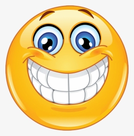 Big Smiley Face Clipart , Png Download - Excited Smiley, Transparent Png, Transparent PNG