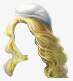 #blondhair #hair #white #whitehat #hat - سنفورة, HD Png Download, Transparent PNG