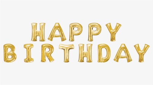 Happy Birthday To You Garland Toy Balloon Gold - Calligraphy, HD Png Download, Transparent PNG