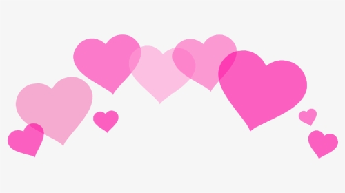 #heartcrown #heart #crown #pink #overlay #cute #pretty - Bts, HD Png Download, Transparent PNG