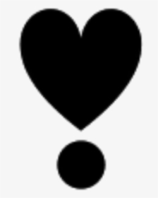 #emoji #heart - Black Heart Exclamation Mark, HD Png Download, Transparent PNG