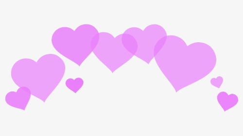 #heartcrown #hearts #purple #overlay #cute #cool - Bts, HD Png Download, Transparent PNG