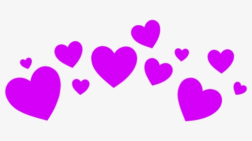 #heartcrown #hearts #purple #overlay #cute - Billie Eilish, HD Png Download, Transparent PNG