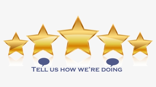 Transparent Customer Reviews Png - Five Stars No Background, Png Download, Transparent PNG