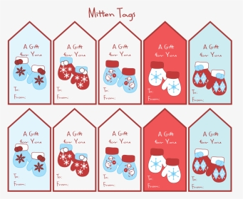 Printable Christmas Sticker Tags, HD Png Download, Transparent PNG