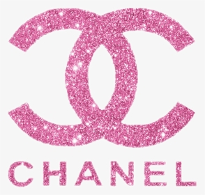 #chanel #marke #rosa #pink #glitzer - Louis Vuitton Logo Pink, HD Png Download, Transparent PNG