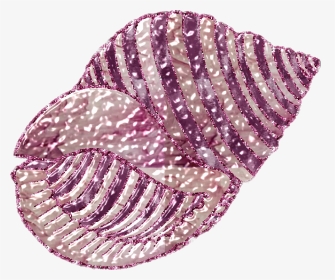 #conchshell #shell #glitter #ocean #seashell - Sea Shell Glitter Transparent Png, Png Download, Transparent PNG