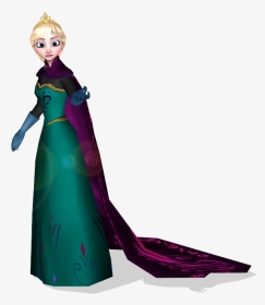 Mmd Frozen Coronation Elsa By Waterlilly1207 - Elsa Coronation Transparent Background, HD Png Download, Transparent PNG