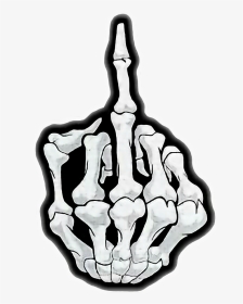 #fuck You - Fuck You Skeleton Hand, HD Png Download, Transparent PNG