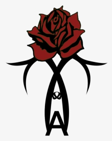 Thorn Designs Tattoos - Disney Beauty And The Beast Rose Stencils, HD Png Download, Transparent PNG