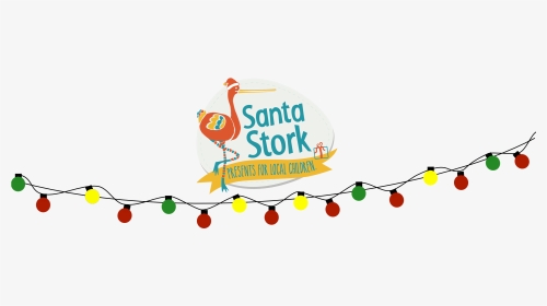 Last Year S Santa Stork Campaign Saw Brand New Presents - Christmas String Lights Png, Transparent Png, Transparent PNG