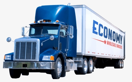 Economy Wholesale Grocers Semi Truck - Trailer Truck, HD Png Download, Transparent PNG