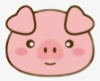 #piggy #pig #cerdo #kawaii - Drawing, HD Png Download, Transparent PNG