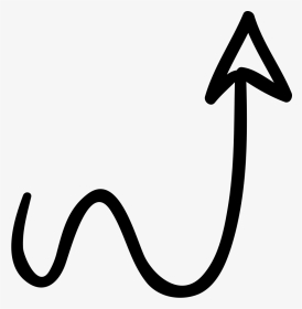 Curved Arrow - Cute Curly Arrow Png, Transparent Png, Transparent PNG
