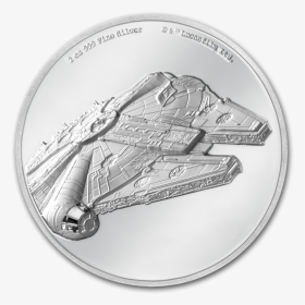 2 Oz Coin Millennium Star Wars, HD Png Download, Transparent PNG