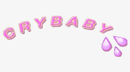 #crybaby #cry #baby #babe #rosa #pink #tears #tumblr, HD Png Download, Transparent PNG