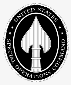 Special Operations Command Logo Black And White - Special Operations Command, HD Png Download, Transparent PNG