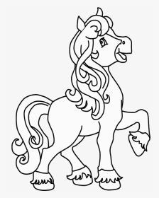 Christmas Pony Coloring Page, HD Png Download, Transparent PNG