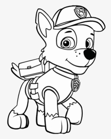 Paw Patrol Coloring Pages, HD Png Download, Transparent PNG