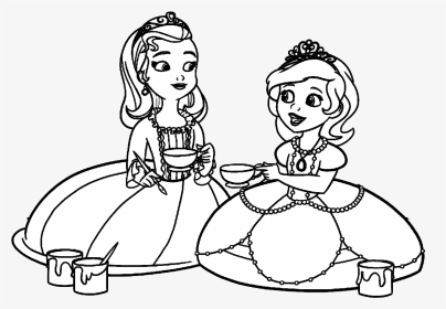 Coloring Book Drawing Amazing Princess Sofia Disney Princesa Sofia Para Pintar Hd Png Download Transparent Png Image Pngitem