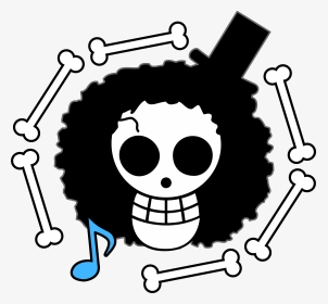 One Piece Pirate Flag Logo - One Piece Flag, HD Png Download, Transparent PNG