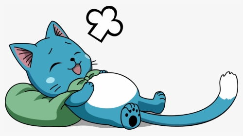 Cats Png For - Happy Sleeping Fairy Tail, Transparent Png, Transparent PNG