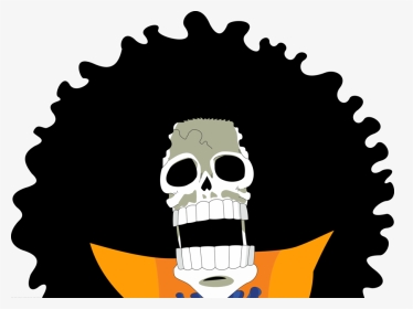 Brook One Piece Face Png, Transparent Png, Transparent PNG