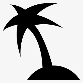 Clipart Royalty Free Library Shapes Svg Palm Tree - Palm Tree Symbol Png, Transparent Png, Transparent PNG
