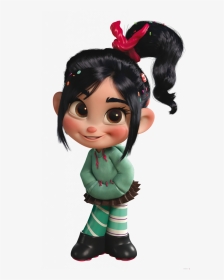 Vanellope - Female Cute Cartoon Characters, HD Png Download , Transparent  Png Image - PNGitem