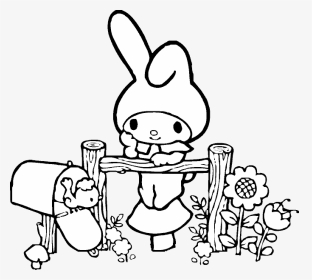 My Melody Coloring Pages, HD Png Download, Transparent PNG