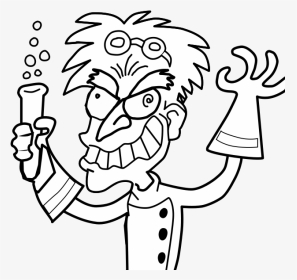 Easy Mad Scientist Drawing, HD Png Download, Transparent PNG