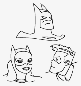 Desenho Gratis Do Batman Para Colorir - Batman And Robin Coloring Pages, HD Png Download, Transparent PNG