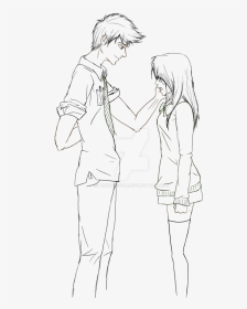 Boy At Getdrawings Com - Sketch Boy And Girl, HD Png Download, Transparent PNG