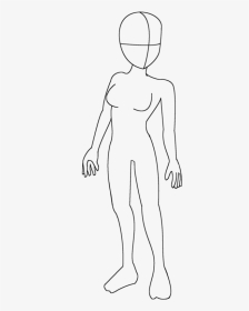 draw anime kid body  Clip Art Library