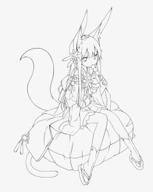 Outlines At Getdrawings Com Anime Girl Outline Transparent Hd Png Download Transparent Png Image Pngitem