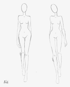 Simple Fashion Croquis, HD Png Download, Transparent PNG