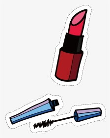 Clip Art Library Download Lipstick Material Transprent - Lipstick Cartoon Png, Transparent Png, Transparent PNG