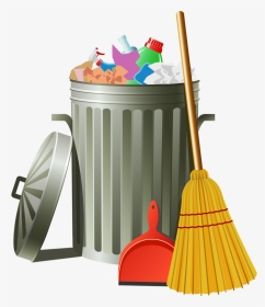 Cleaning Materials Png - Trash Can Clipart Png, Transparent Png, Transparent PNG