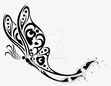 Butterfly Drawing, HD Png Download, Transparent PNG