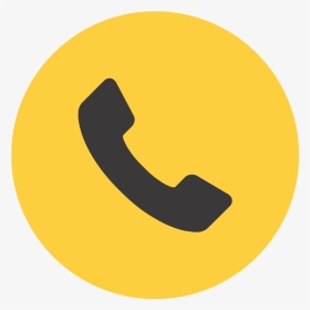 Yellow Phone Icon Png, Transparent Png, Transparent PNG