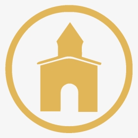 Church Icon Png Yellow, Transparent Png, Transparent PNG
