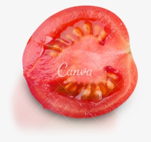 Transparent Tomato Slice Clipart - Plum Tomato, HD Png Download, Transparent PNG