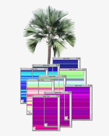 #vaporwave #aesthetic #notepad - Transparent Background High Resolution Trees Png, Png Download, Transparent PNG