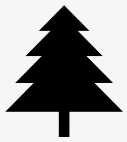 Christmas Tree Silhouette Png, Transparent Png, Transparent PNG