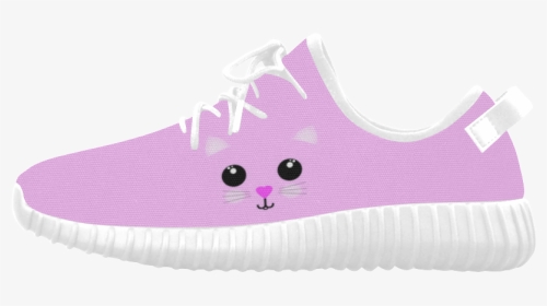 Kawaii Kitty Grus Women S Breathable Woven Running - Skate Shoe, HD Png Download, Transparent PNG